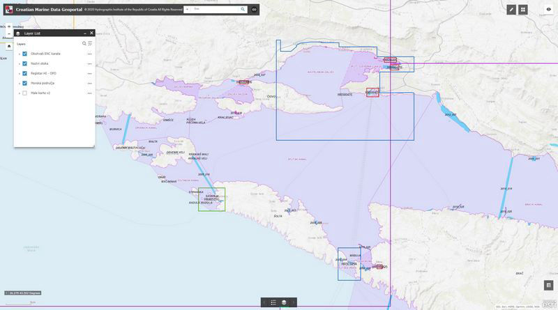 Croatian Marine Data Geoportal