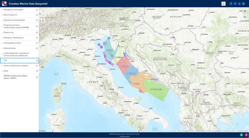 Croatian Marine Data Geoportal